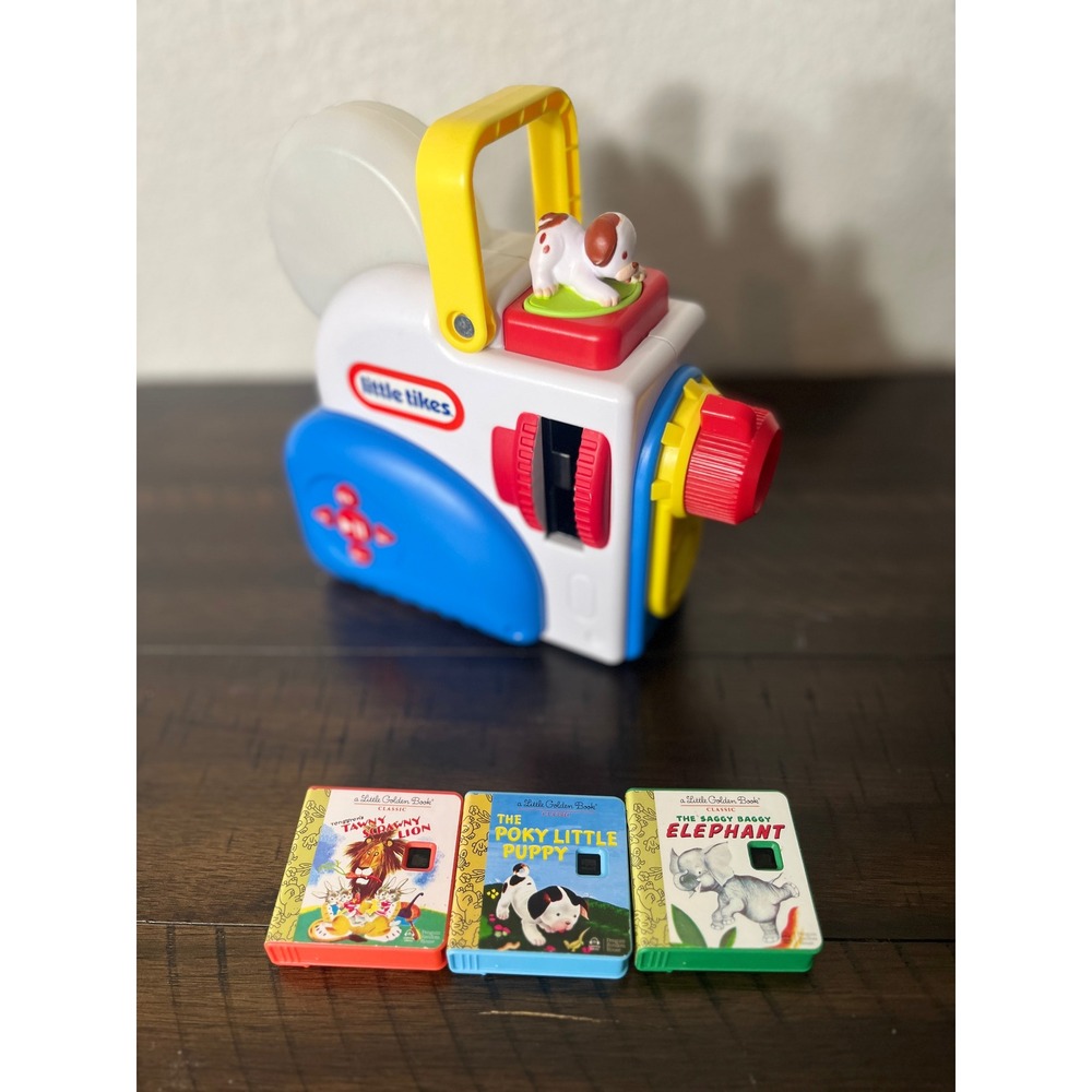 Little Tikes Story Dream Machine Projector with 3 Little Golden Book Cartridges
